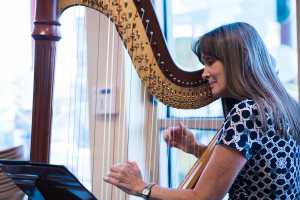 Image for event: Music in the Library: Harpist Christine MacPhail