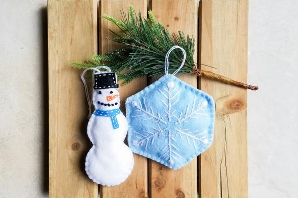 Image for event: In-Person: Let's Embroider Felt Ornaments
