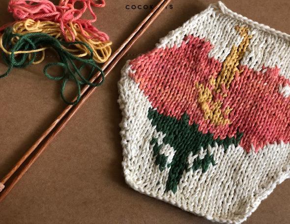 Image for event: Online Class: Let's Knit Nature Maple Leaves
