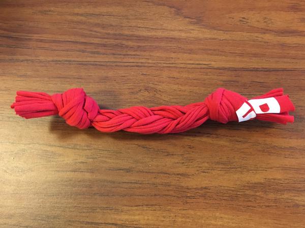Image for event: Let&rsquo;s Craft Braided T-Shirt Dog Toys 