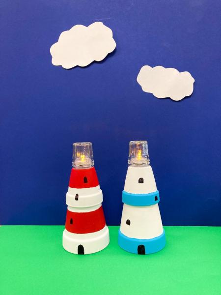 Image for event: In-Person: DIY: Decorative Lighthouses