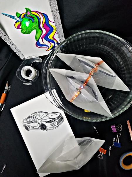 Image for event: Virtual Event: Origami Boat Paper Circuits 