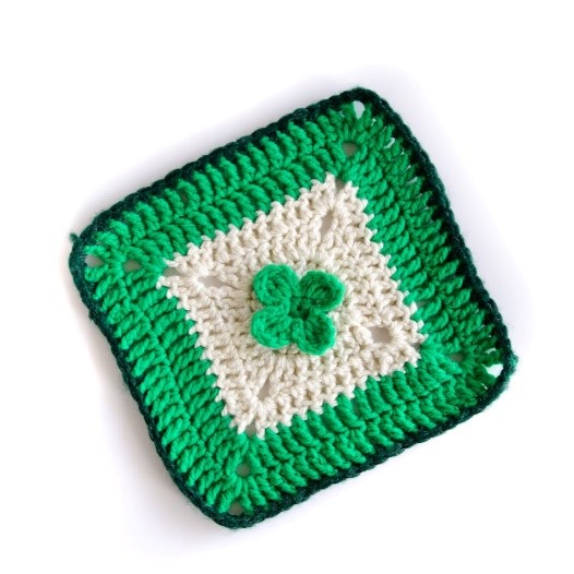 Image for event: Let's Crochet Squares - Lucky Clover