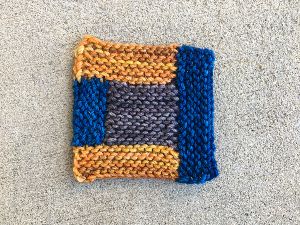 Image for event: Let's Knit Coasters - Log Cabin Coaster