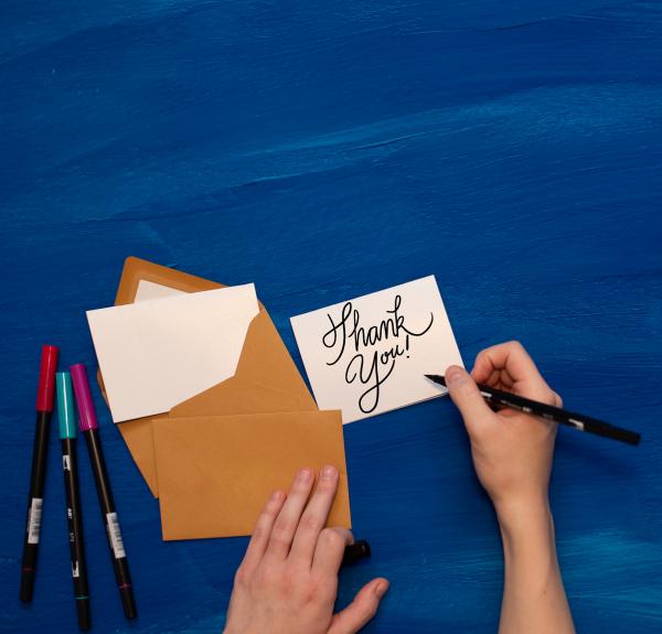 Image for event: Virtual Event: Creating Thank you Notes